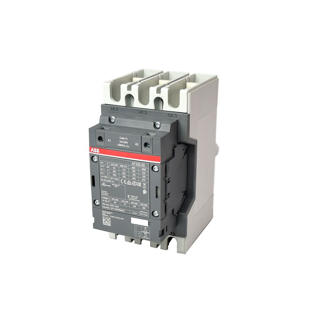 CONTACTOR 190A(AC3) 275A(AC1) 690V 3P S/CONTACTOS 100-250VAC/DC 1SFL487002R1300 ABB