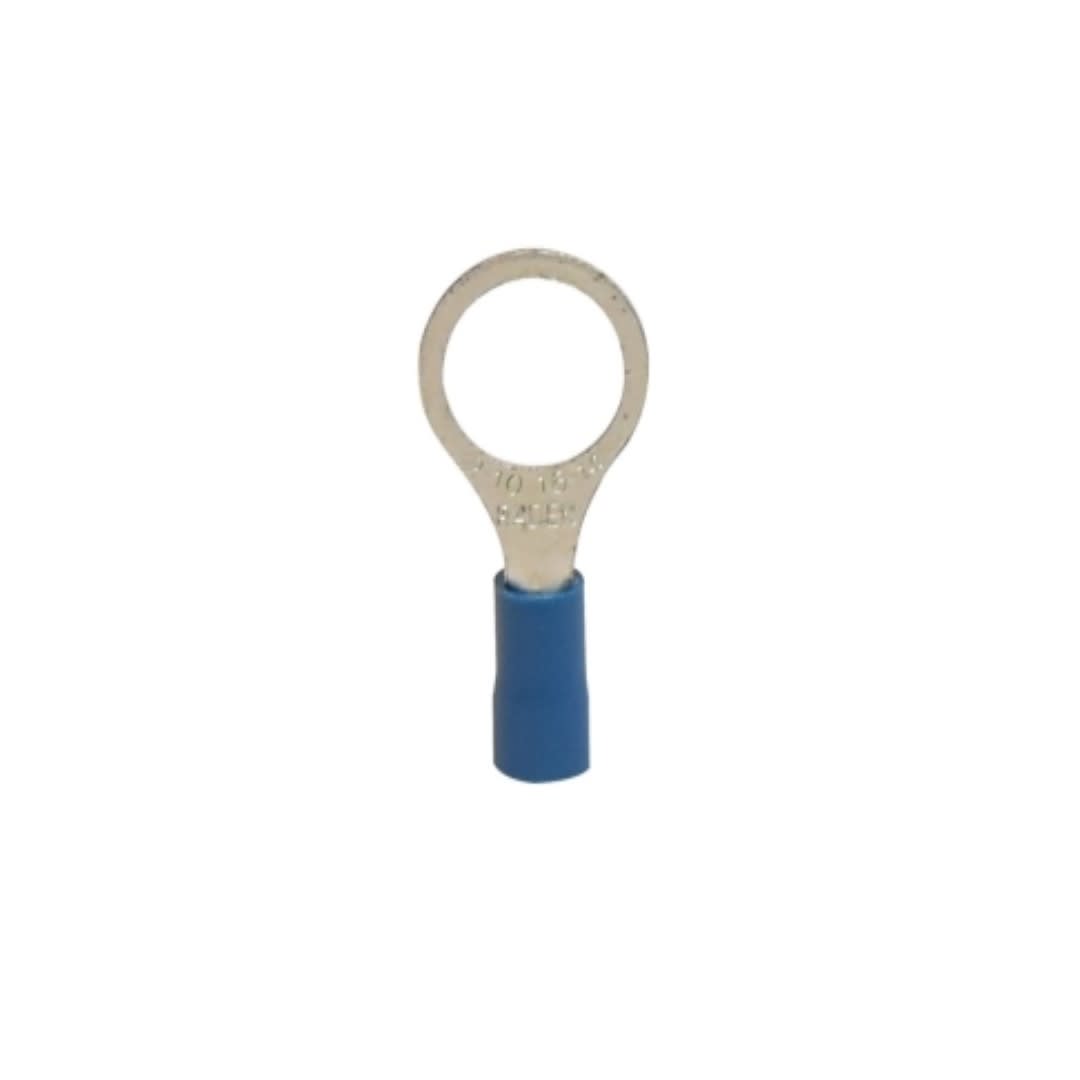 TERMINAL ANILLO AISLADO 14-16AWG 3/8 AZULX100UN KCL1