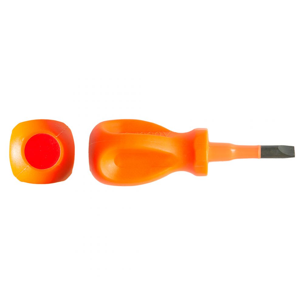 DESTORNILLADOR PLANO PERILLERO AISLADO L=40MM 6.5MM TB 6.5X40 D DERANCOURT