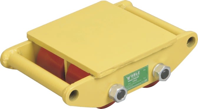 PATINES P/CARGA C/BASE FIJA 8TON 6RUEDAS RSO06 ABLE1