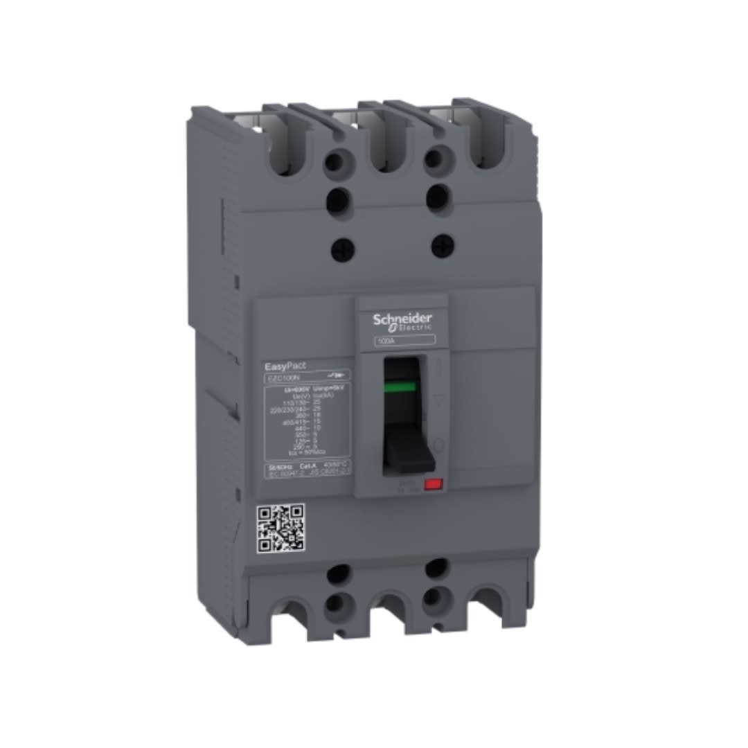 INTERRUPTOR TERMOMAGNETICO FIJO 3X50A 25/18/10KA 220/380/440V EZC100 EZC100N3050 SCHNEIDER ELECTRIC2