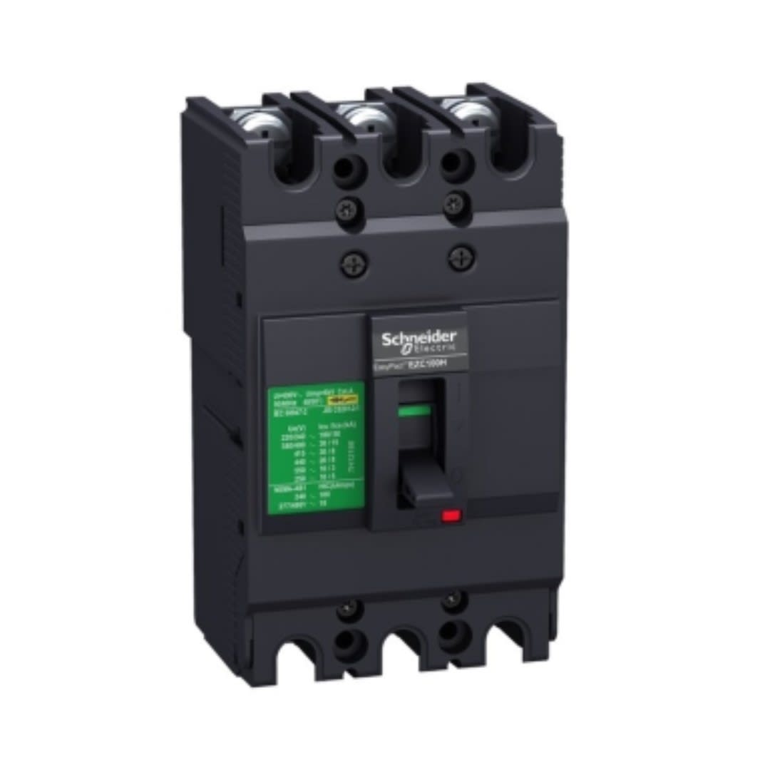 INTERRUPTOR TERMOMAGNETICO FIJO 3X30A 25/18/10KA 240/380/440V EZC100 EZC100N3030 SCHNEIDER ELECTRIC1