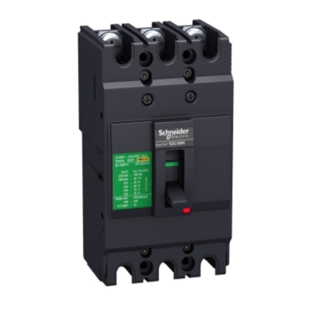 INTERRUPTOR TERMOMAGNETICO FIJO 3X40A 25/18/10KA 240/380/440V EZC100 EZC100N3040 SCHNEIDER ELECTRIC