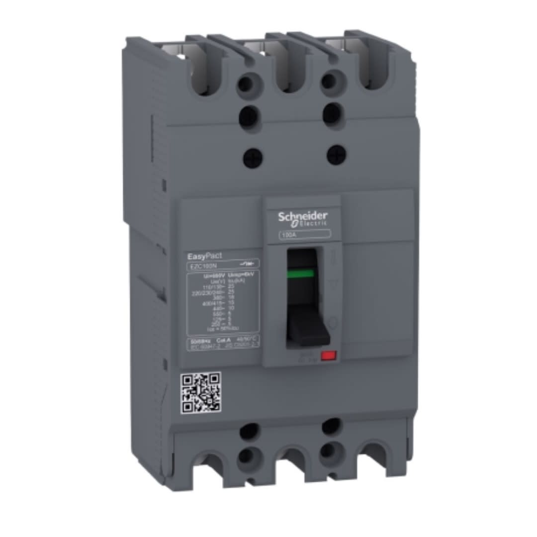 INTERRUPTOR TERMOMAGNETICO FIJO 3X40A 25/18/10KA 240/380/440V EZC100 EZC100N3040 SCHNEIDER ELECTRIC2