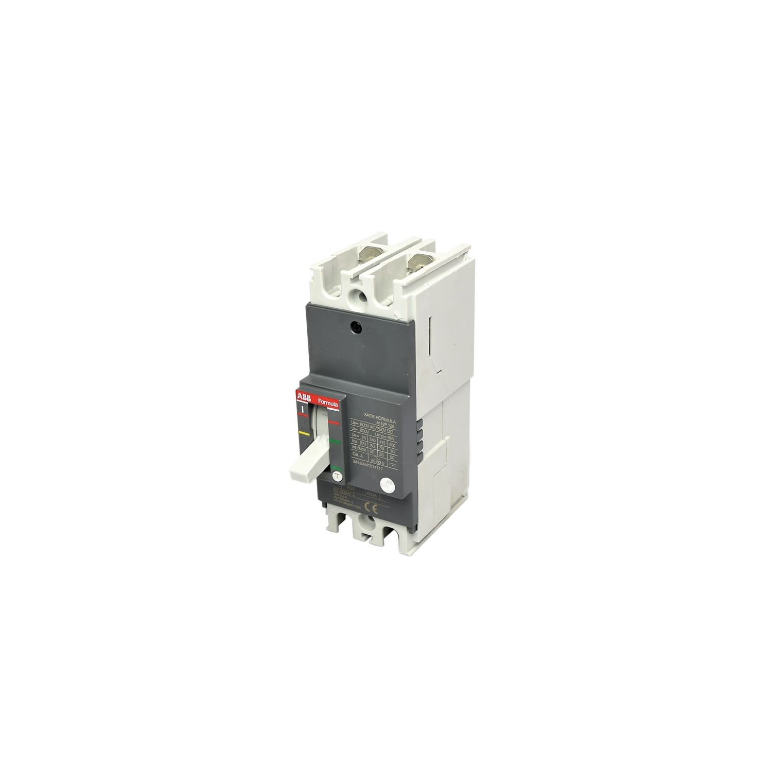 INTERRUPTOR TERMOMAGNETICO FIJO 2X25A 50/25KA 220/440V UE6 1SDA069553R1 ABB
