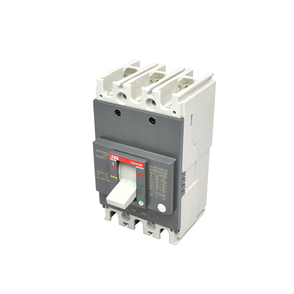 INTERRUPTOR TERMOMAGNETICO FIJO 3X63A 25/15KA 220/440V 1SDA068769R1 ABB1