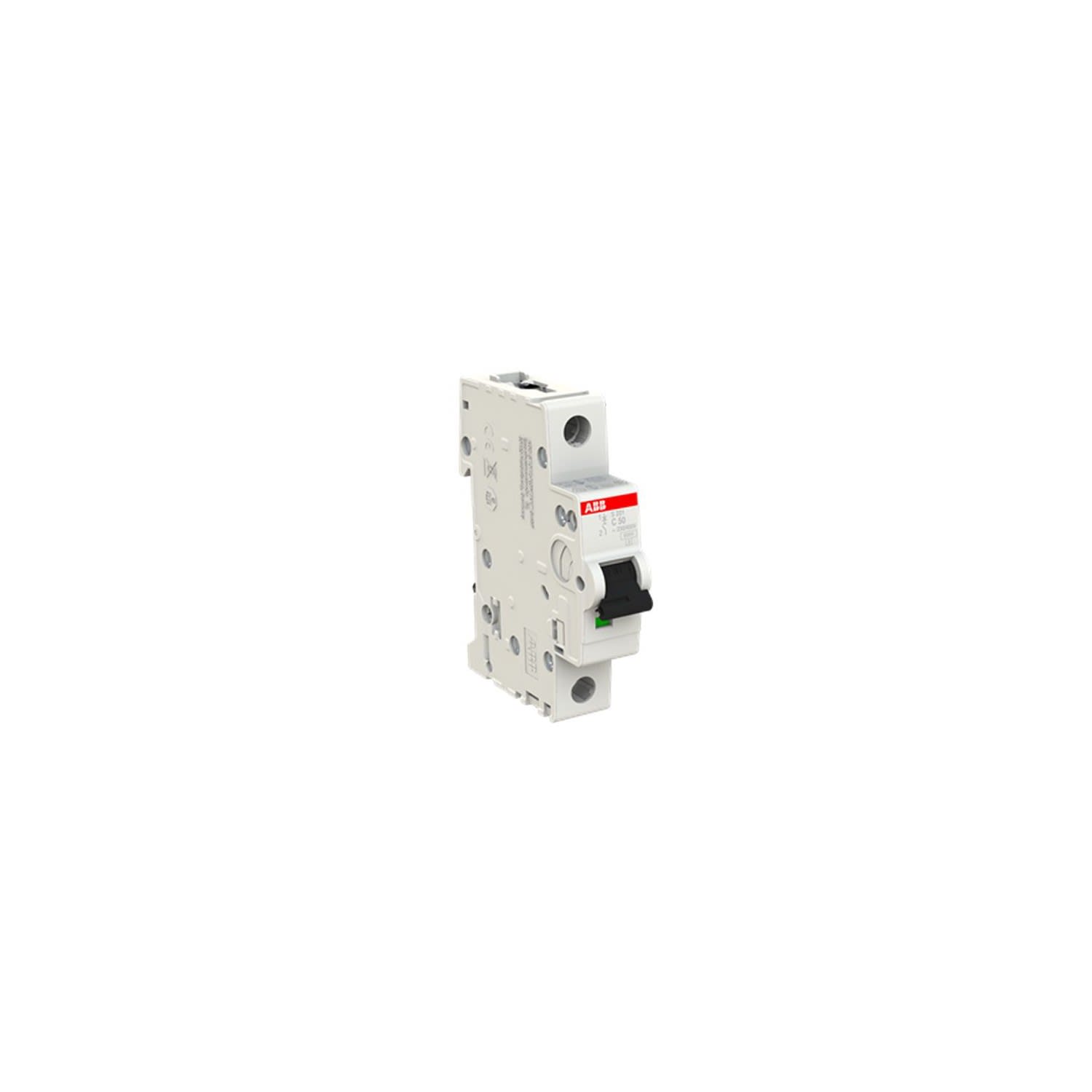 INTERRUPTOR TERMOMAGNETICO 1X50A 10/6KA 230/400V TIPO C DIN 2CDS251001R0504 ABB1