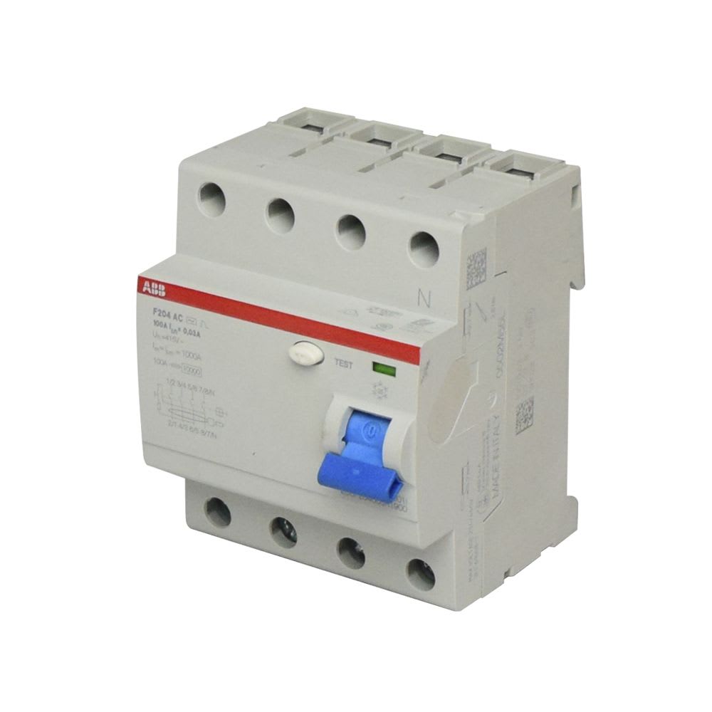 INTERRUPTOR DIFERENCIAL 4X100A 30MA 230/400V AC 2CSF204005R1900 ABB1