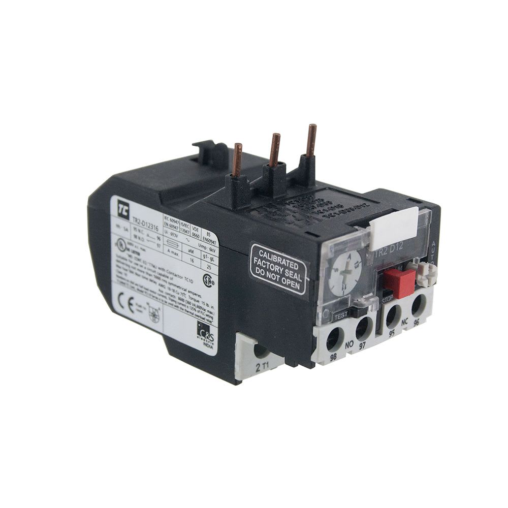 RELE TERMICO 9-13A PARA CONTACTORES TC1-D09...D32 TR2D12316 TC1