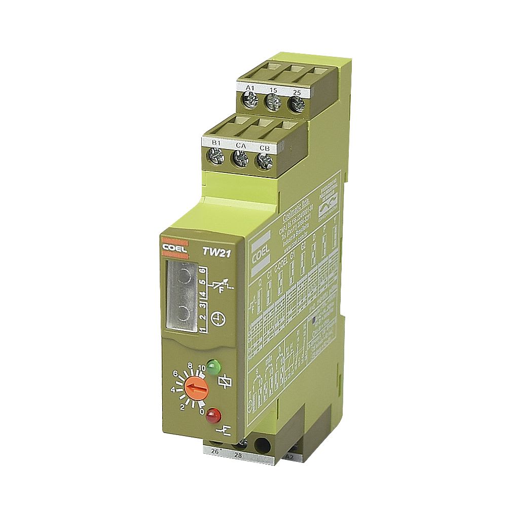 TEMPORIZADOR ELECTRONICO 0-10M/H 94-242V 24VAC/DC DIN 11099027 COEL1