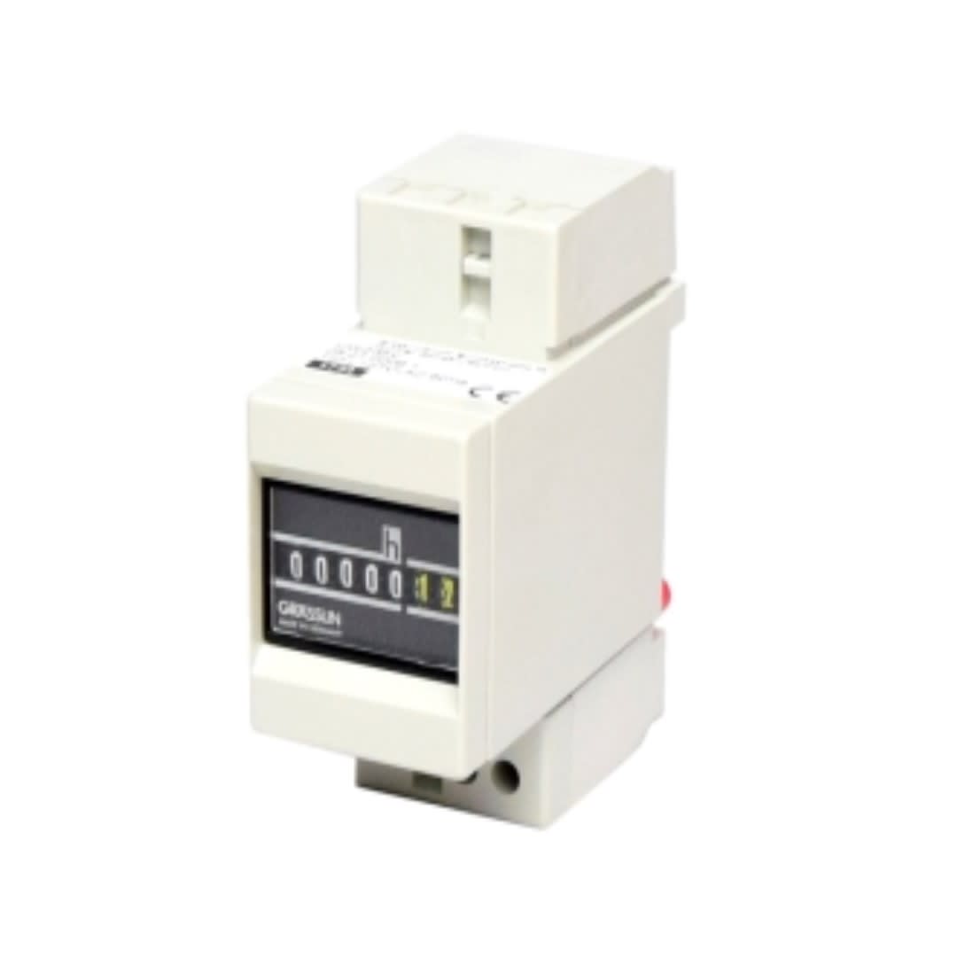 HOROMETRO ELECTROMECANICO PARA RIEL DIN 110-127VAC 60HZ 05.21.0009.1 GRASSLIN
