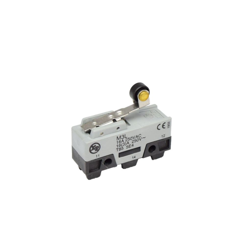 MICROINTERRUPTOR PALANCA C/RODILLO TERMOPLASTICO TERMINAL TORNILLO M3L KAP