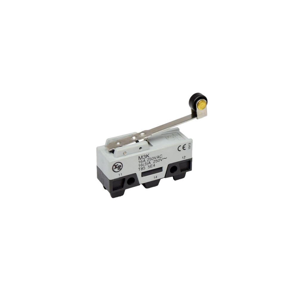 MICROINTERRUPTOR PALANCA C/RODILLO NYLON Y RESORTE TERMINAL TORNILLO M3K KAP1