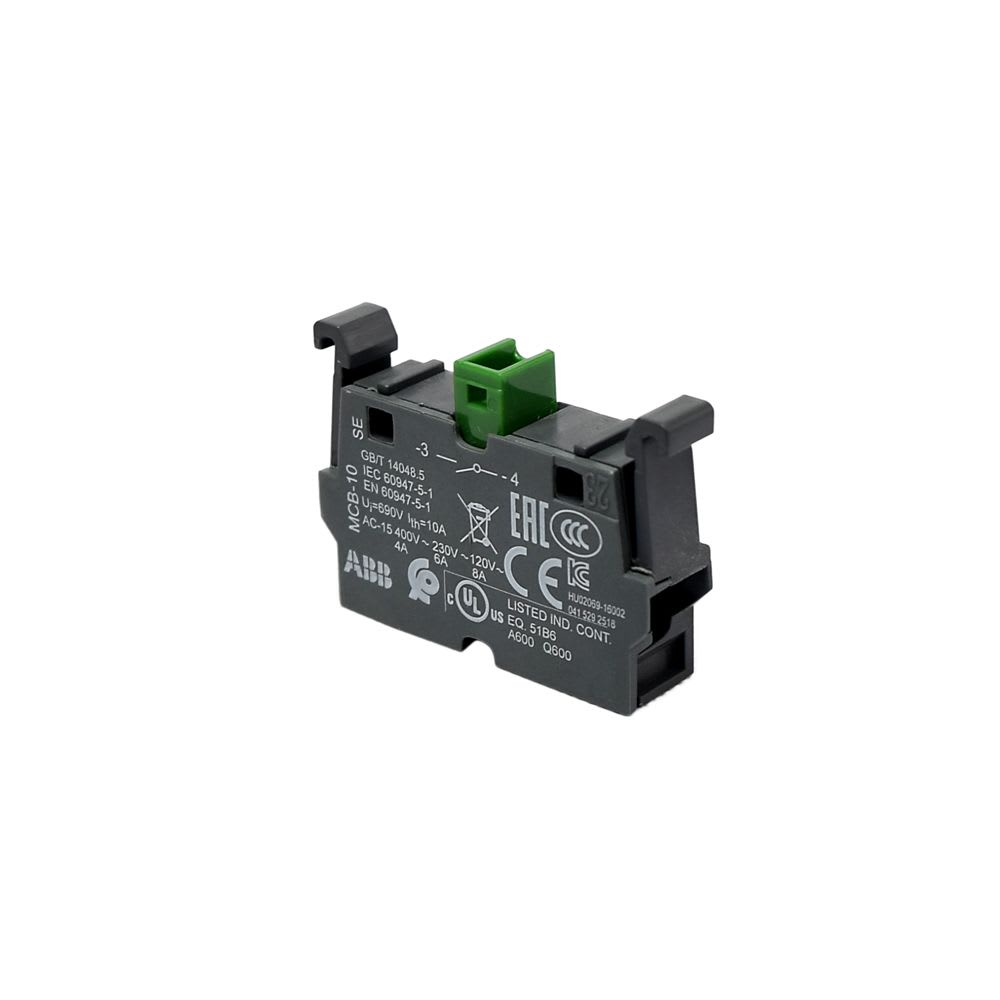 BLOCK DE CONTACTO 1NA PARA PULSADOR O SELECTOR 1SFA611610R1001 ABB