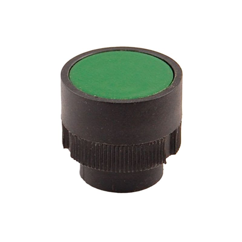 CABEZA PARA PULSADOR RASANTE PLASTICO VERDE 22MM P/CAJA TERMOPLASTICO RP2-BA3 TC1