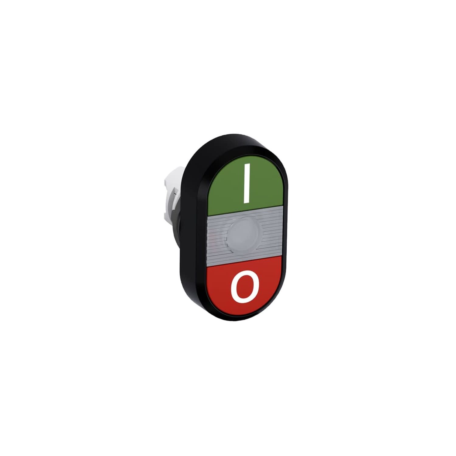 CABEZA PARA PULSADOR LUMINOSO DOBLE VERDE/ROJO 22MM PLASTICO NEGRO 1SFA611131R1108 ABB