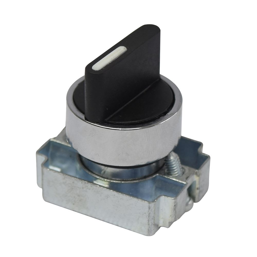CABEZA PARA SELECTOR MANIJA CORTA NO LUMINOSO 2 POSICIONES FIJAS 22MM RCB2-BD21 TC