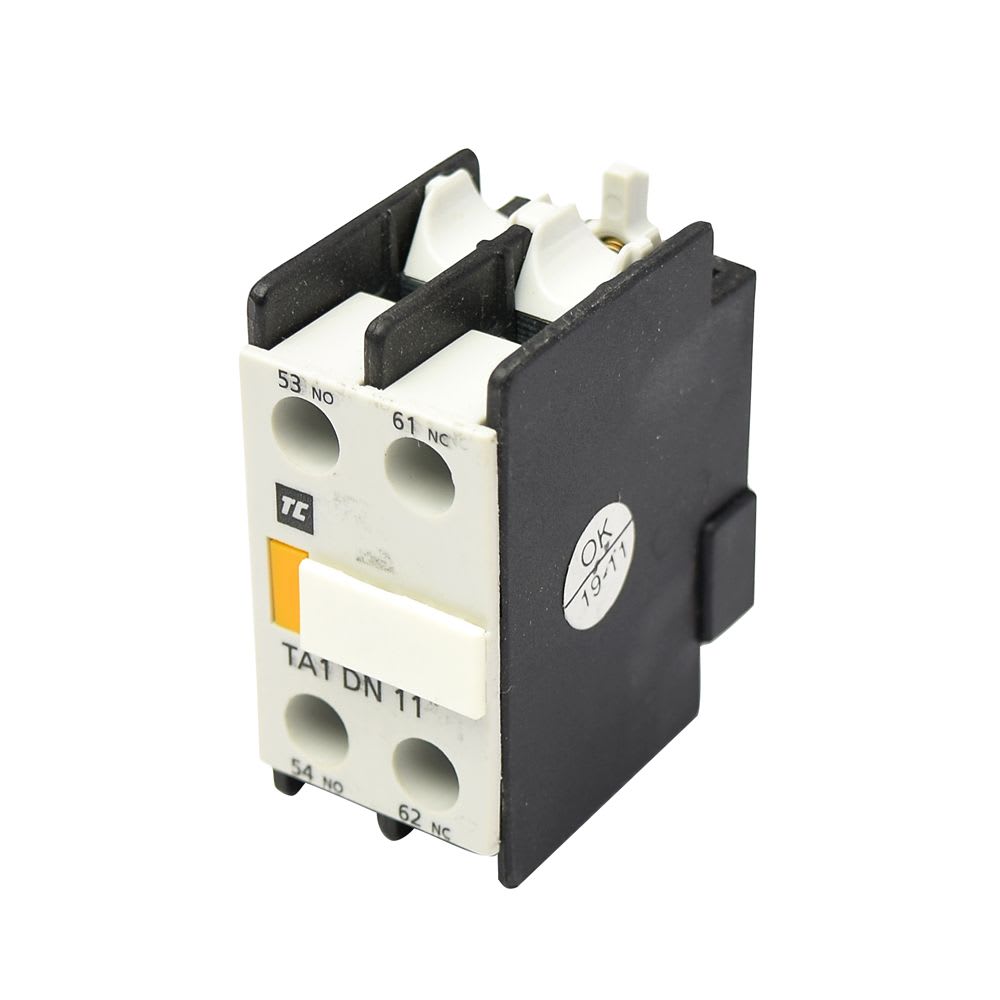 BLOQUE DE CONTACTO AUXILIAR FRONTAL 1NA+1NC PARA CONTACTOR TA1-DN11 TC1