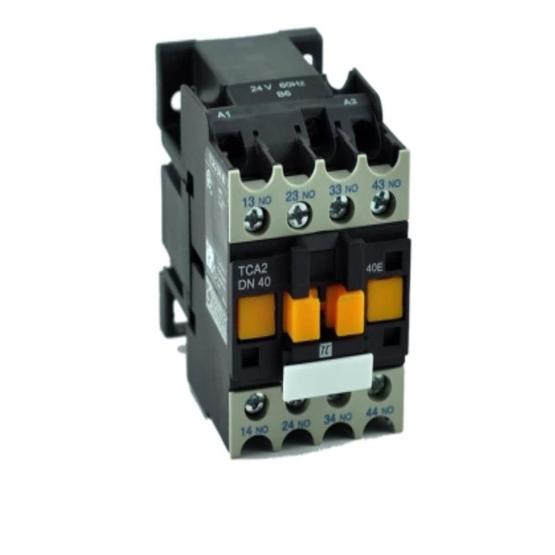 CONTACTOR AUXILIAR 10A 4NA 220VAC M6 TCA2-DN40 TC1
