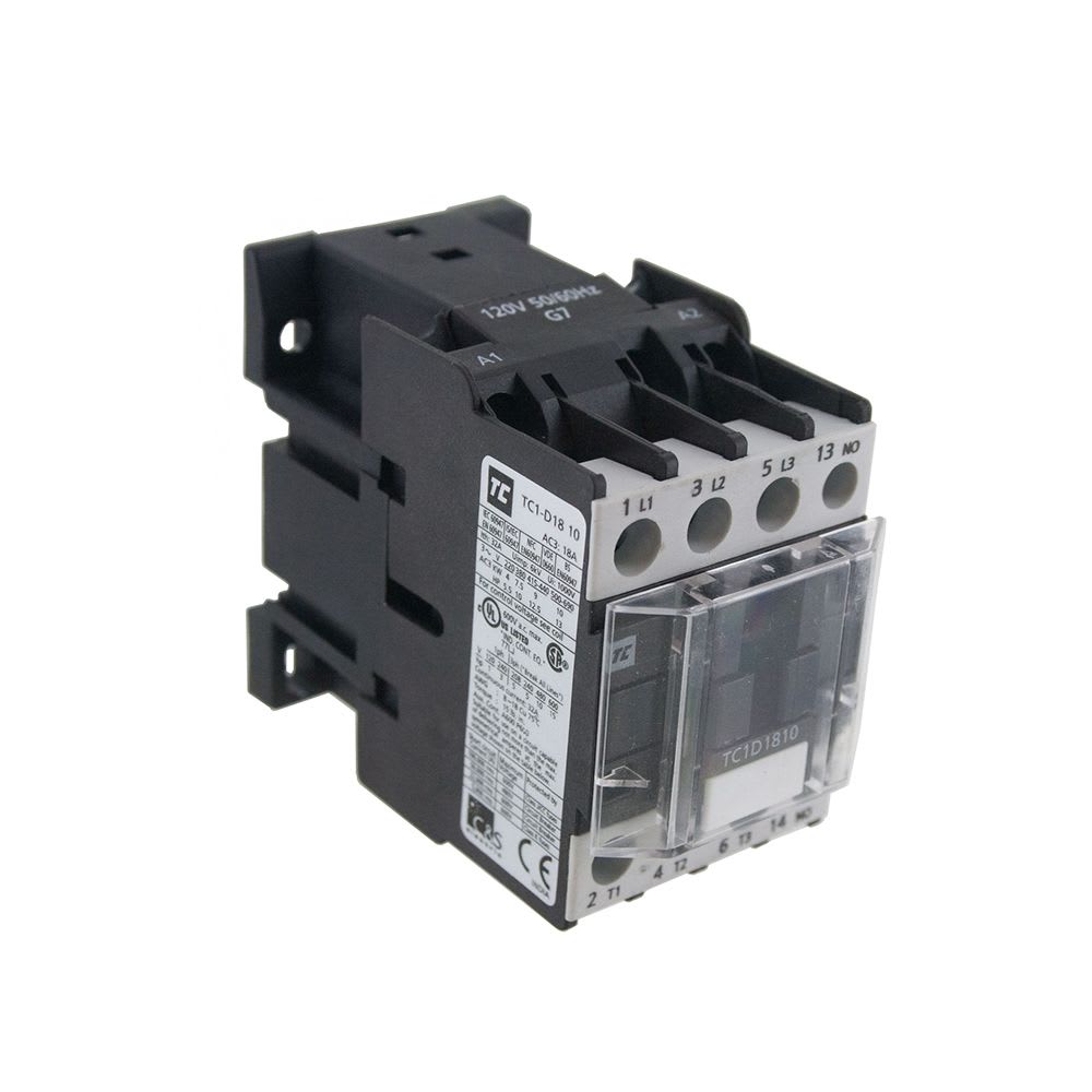 CONTACTOR 18A(AC3) 32A(AC1) 690V 3P 1NA 220VAC TC1-D1810M7 TC2