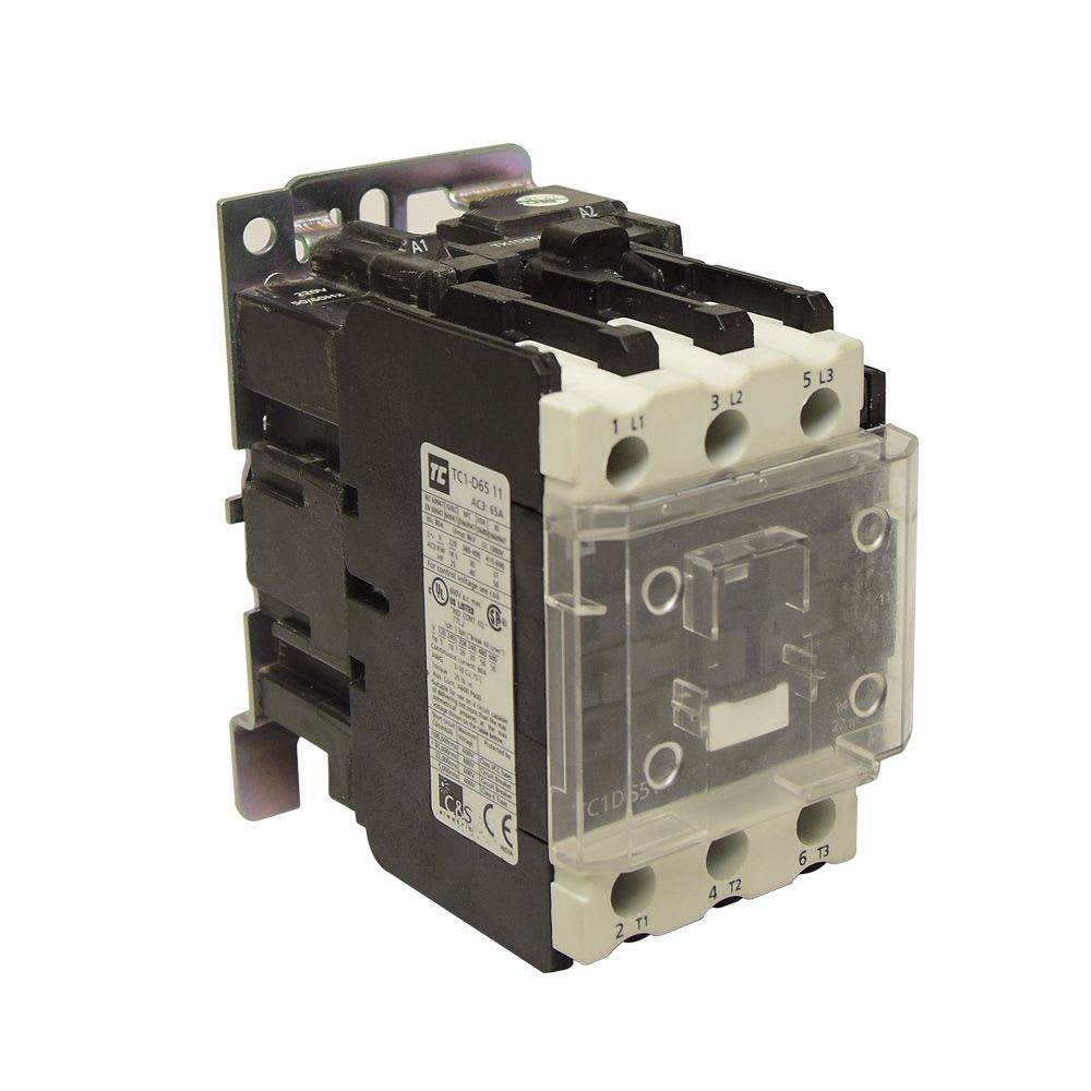 CONTACTOR 65A(AC3) 80A(AC1) 690V 3P 1NA+1NC 220VAC TC1D6511M7 TC