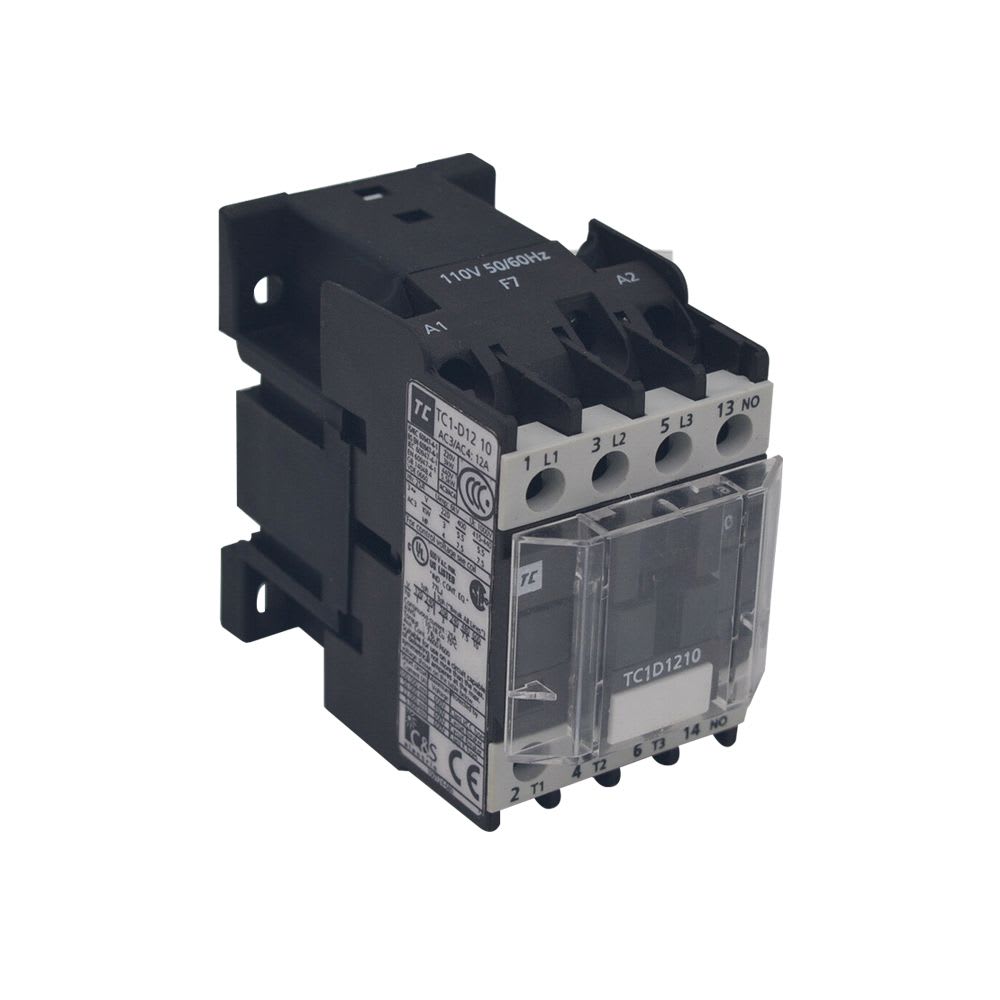 CONTACTOR 12A(AC3) 25A(AC1) 690V 3P 1NA 440VAC TC1-D1210R6 TC2