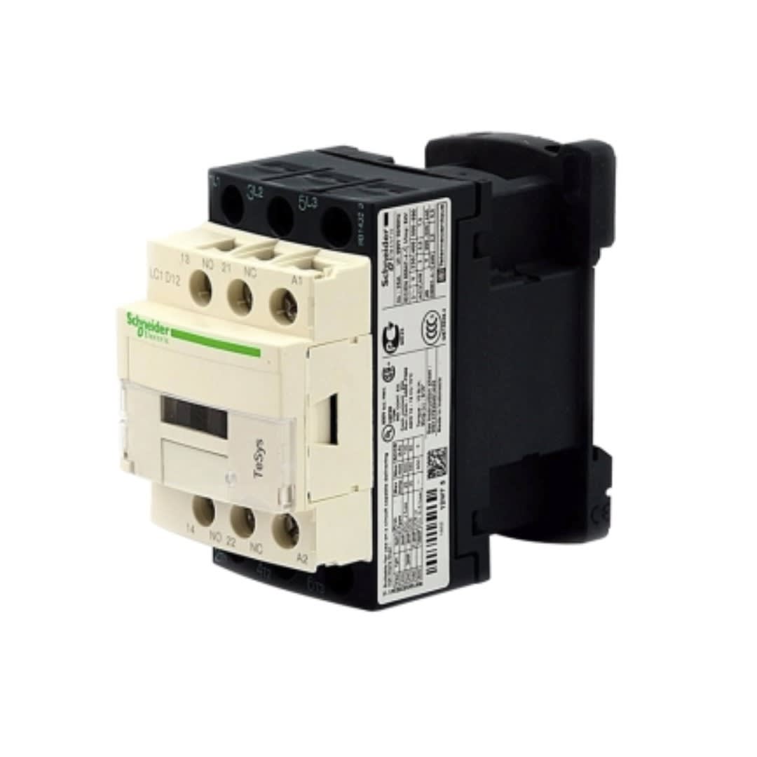 CONTACTOR 12A(AC3) 25A(AC1) 690V 3P 1NA+1NC 110VAC LC1D12F7 SCHNEIDER ELECTRIC