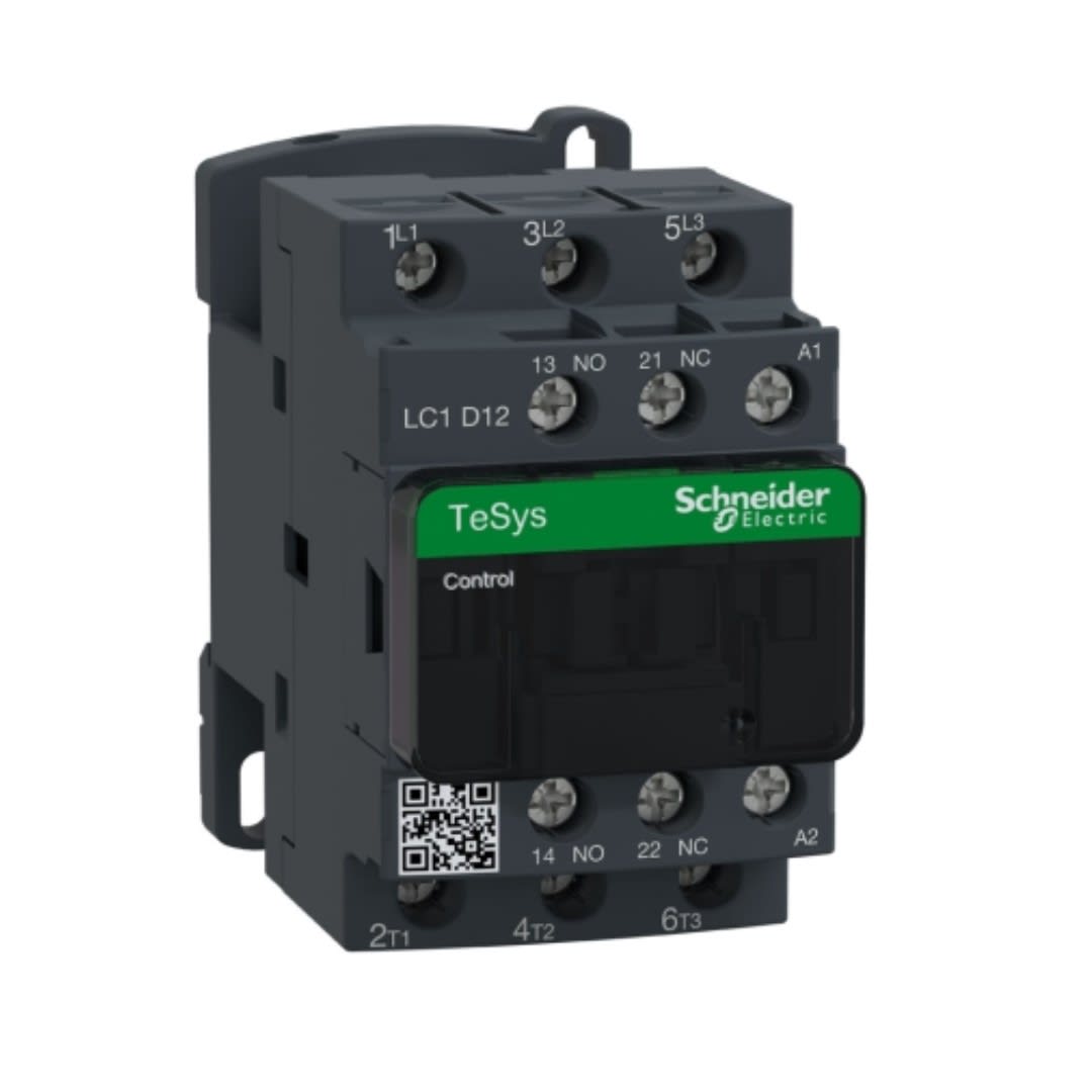 CONTACTOR 12A(AC3) 25A(AC1) 690V 3P 1NA+1NC 110VAC LC1D12F7 SCHNEIDER ELECTRIC2