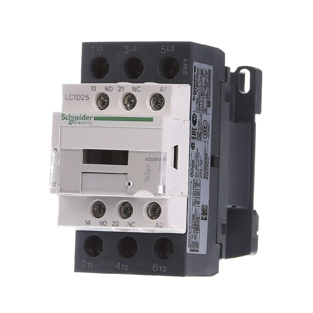 CONTACTOR 25A(AC3) 40A(AC1) 690V 3P 1NA+1NC 110VAC LC1D25F7 SCHNEIDER ELECTRIC1