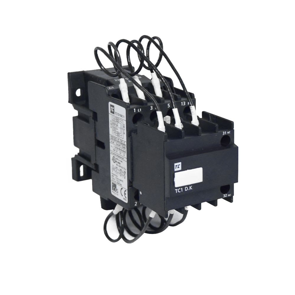 CONTACTOR PARA CONDENSADOR 8.5/16.7KVAR 220/440V 1NA+1NC 220V TC1D16K11M7 TC