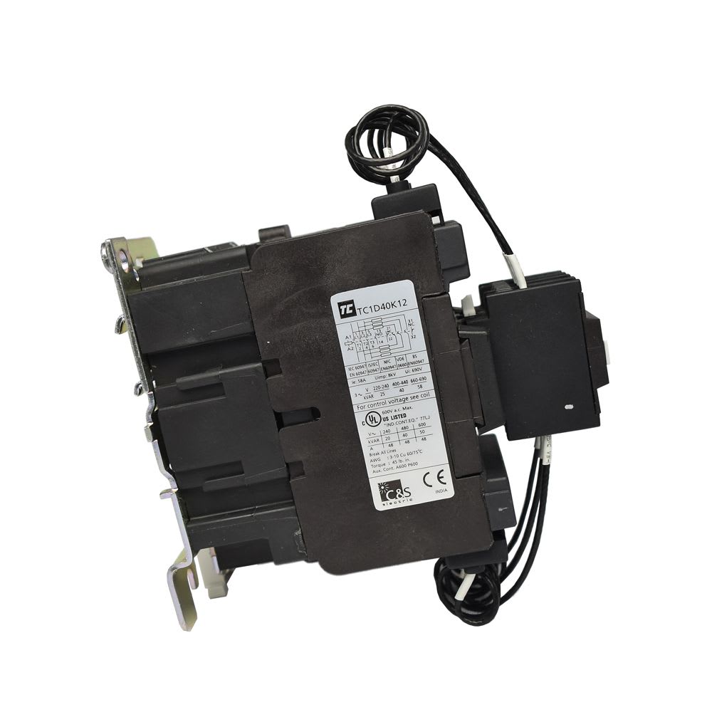 CONTACTOR PARA CONDENSADOR 25/40KVAR 220/440V 1NA+2NC 220V TC1D40K12M7 TC2