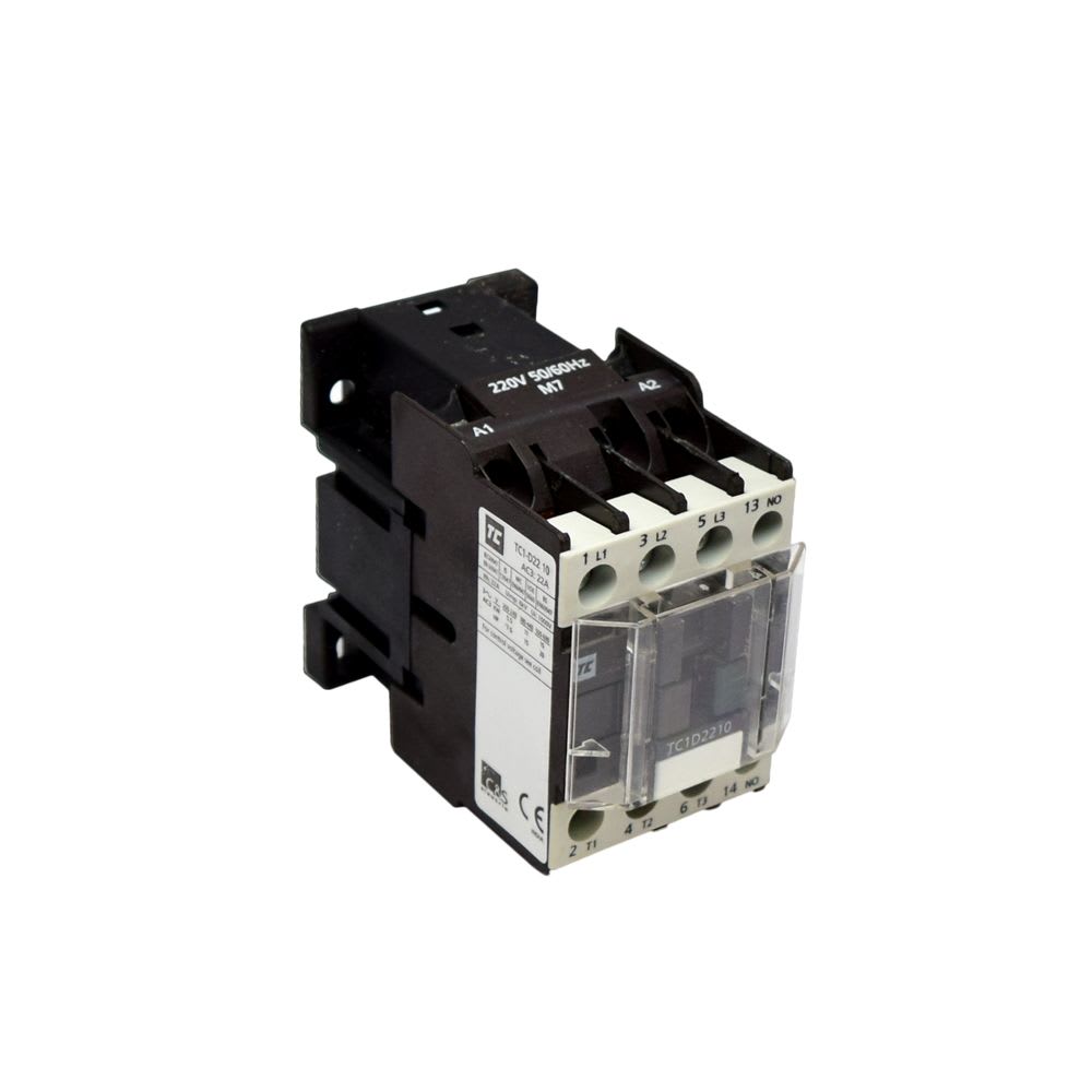 CONTACTOR 22A(AC3) 32A(AC1) 690V 3P 1NA 220VAC TC1D2210M7 TC1