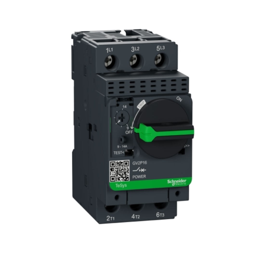 GUARDAMOTOR REGULABLE 9.0-14A 100KA 690VAC GV2P16 SCHNEIDER ELECTRIC2