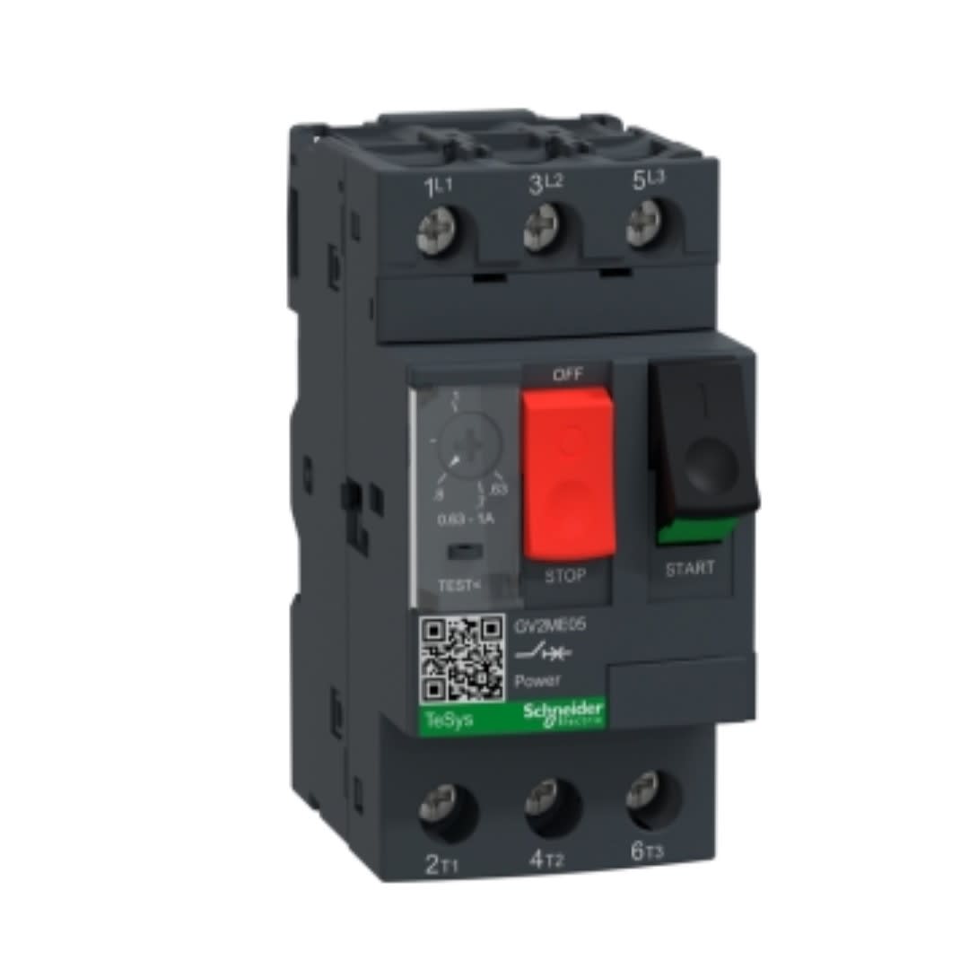 GUARDAMOTOR REGULABLE 0.25-0.44A 100KA 690VAC GV2ME03 SCHNEIDER ELECTRIC1