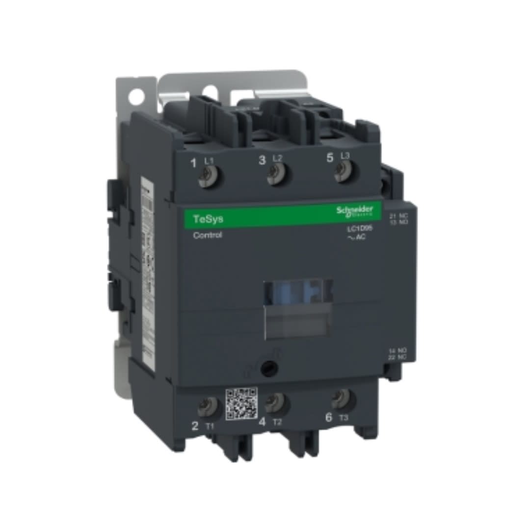 CONTACTOR 95A(AC3) 125A(AC1) 1000V 3P 1NA+1NC 440VAC LC1D95R7 SCHNEIDER ELECTRIC