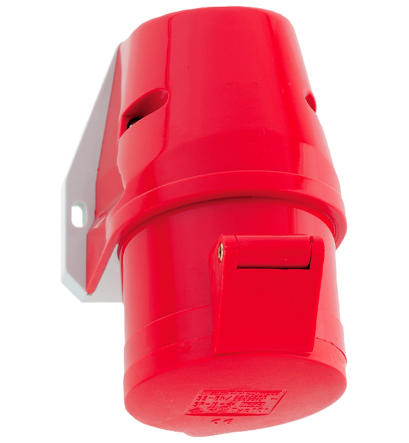 TOMA VISIBLE 32A 3P+N+T 415V ROJO 6H IP44 101 BALS