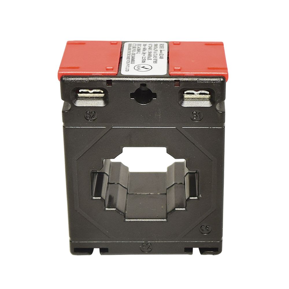 TRANSFORMADOR DE CORRIENTE PARA BARRA PASANTE 400/5A 40X10MM 5VA RISHXMER 62/40 RISHABH