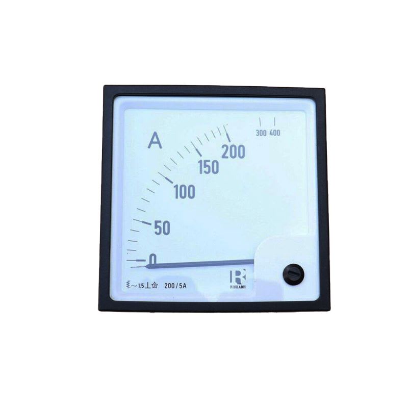 AMPERIMETRO ANALOGO P/PANEL 96X96MM 5A ESCALA EQ96 RISHABH1
