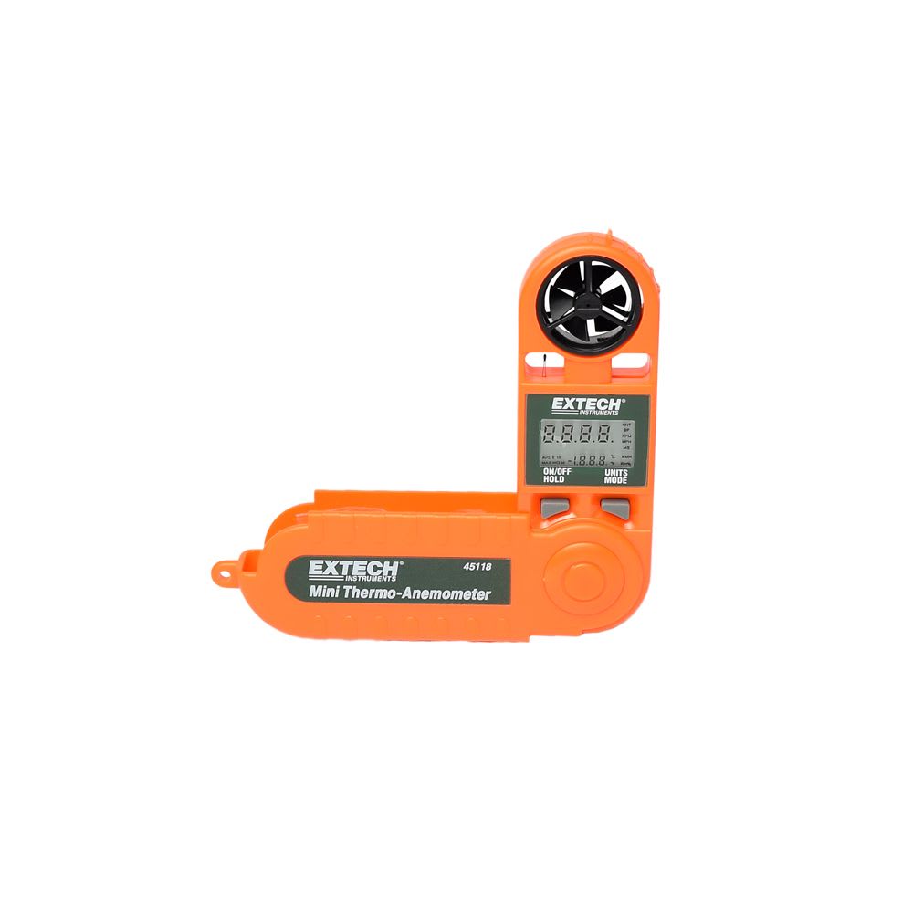 ANEMOMETRO DIGITAL 0.50-28 M/S RH 10-95% -18/50°C 45118 EXTECH