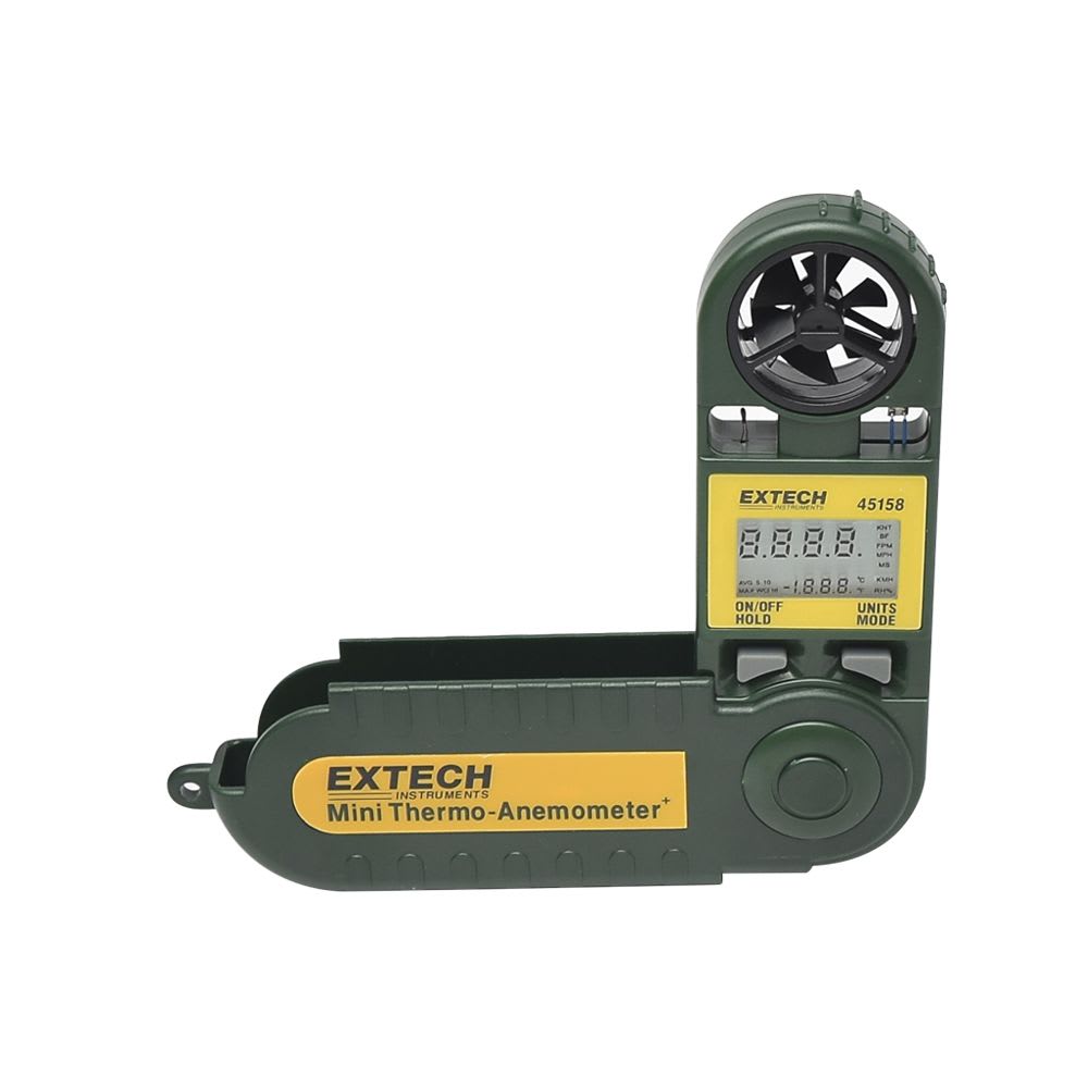 HIGROMETRO ANEMOMETRO DIGITAL -18/50°C. RH 10-95% 28M/S 45158 EXTECH