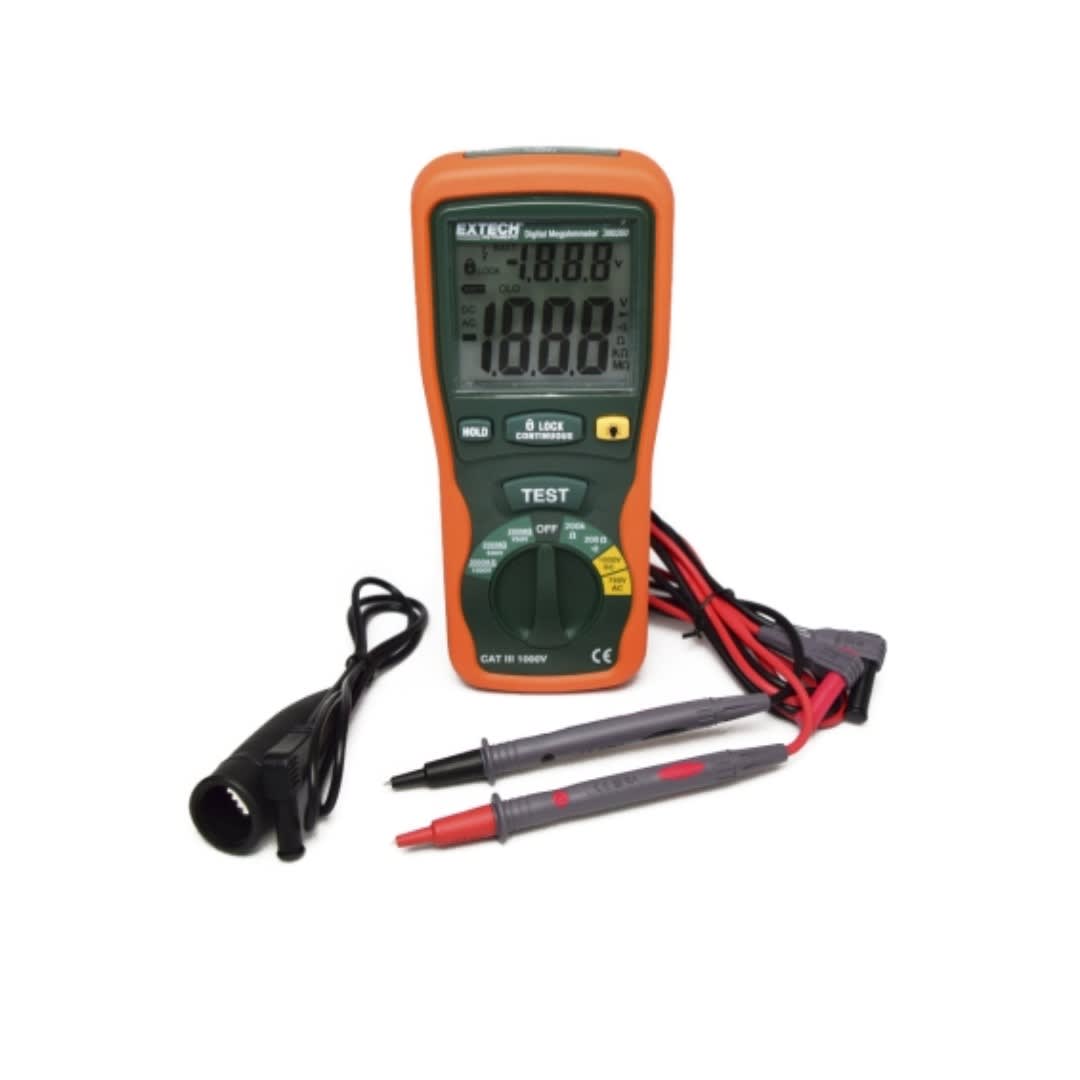 MEGOHMETRO DIGITAL 1KV/2000M? CAT III-1000 V 380260 EXTECH3
