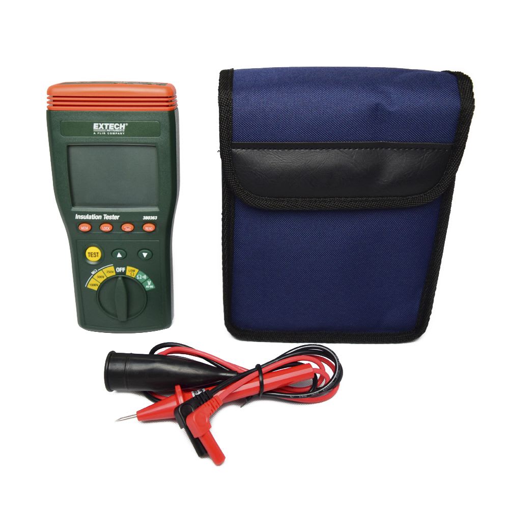 MEGOHMETRO DIGITAL 1KV/10GOHMS 600VAC/DC 9999OHM 380363 EXTECH1