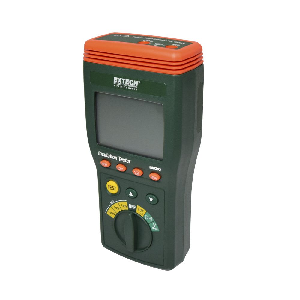 MEGOHMETRO DIGITAL 1KV/10GOHMS 600VAC/DC 9999OHM 380363 EXTECH2