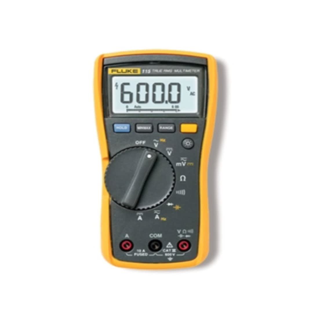 MULTIMETRO DIGITAL 600VAC/DC10AAC/DC40MOHMSRMS 115 FLUKE1