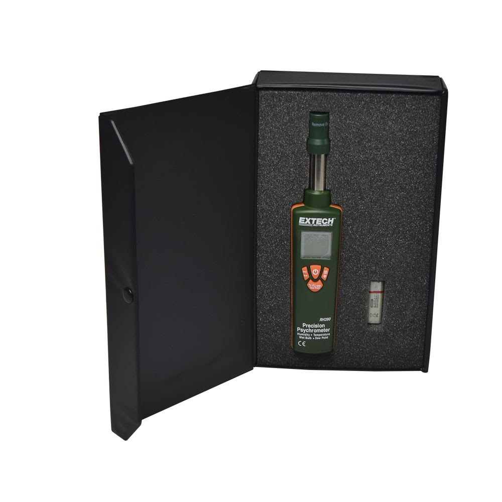HIGROMETRO DIGITAL -30/100°C RH 0-100% PUNTO DE ROCIO RH390 EXTECH1
