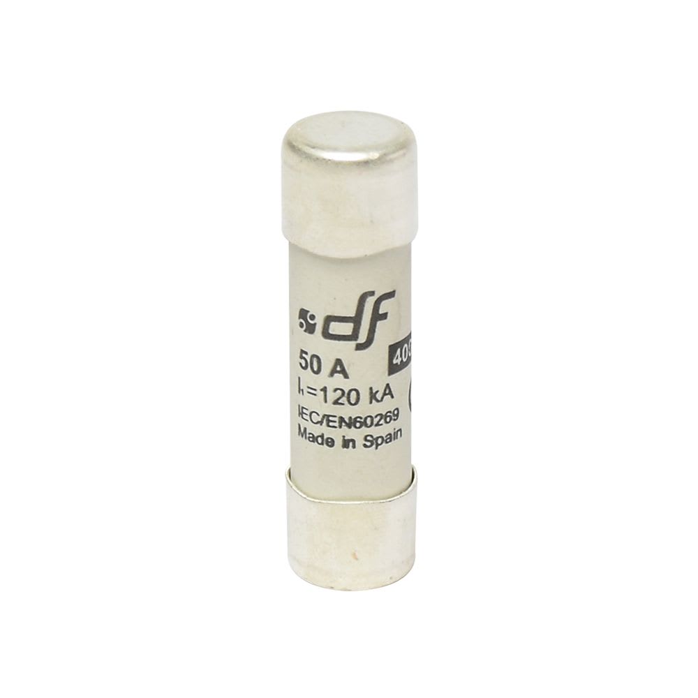 FUSIBLE CARTUCHO 14X51MM S/INDICADOR GL 50A 400VAC 120KA 421050 DF
