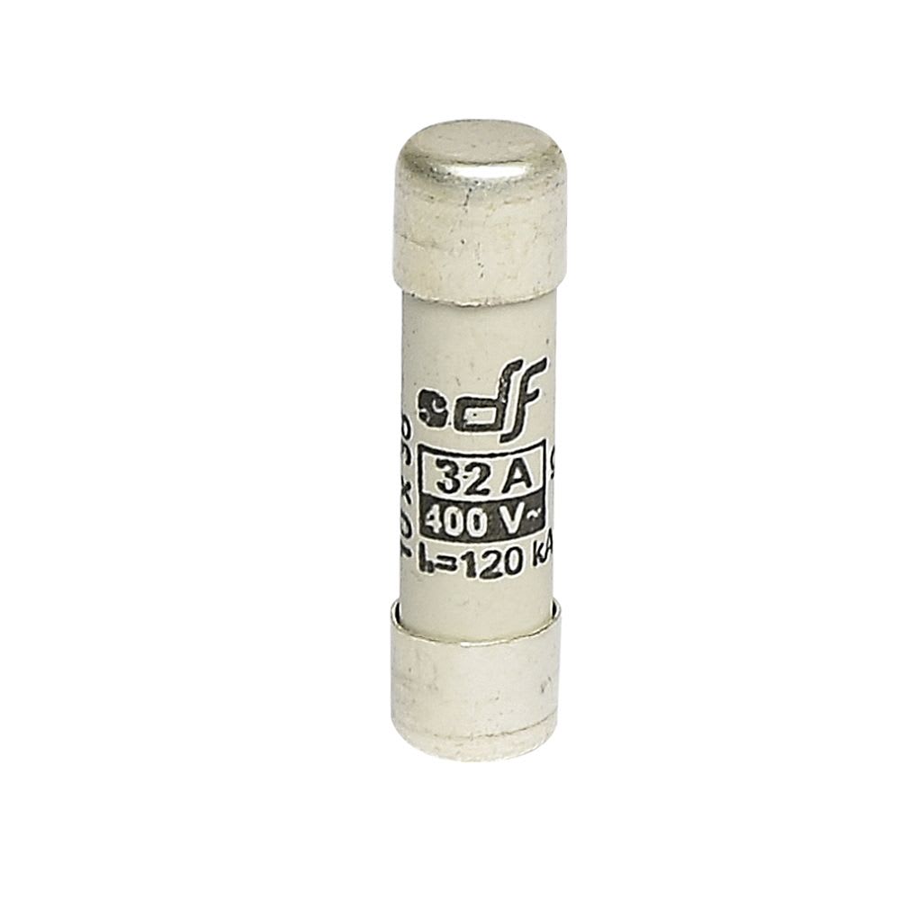 FUSIBLE CARTUCHO 10X38MM INDICADOR GL 32A 400VAC 120KA 420032 DF