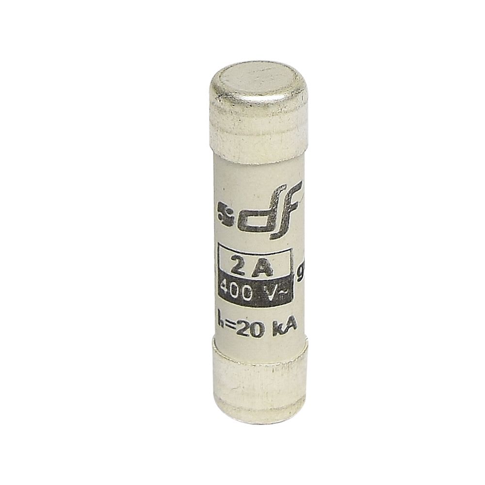 FUSIBLE CARTUCHO 8X32MM INDICADOR GL 2A 400VAC 20KA 420502 DF1