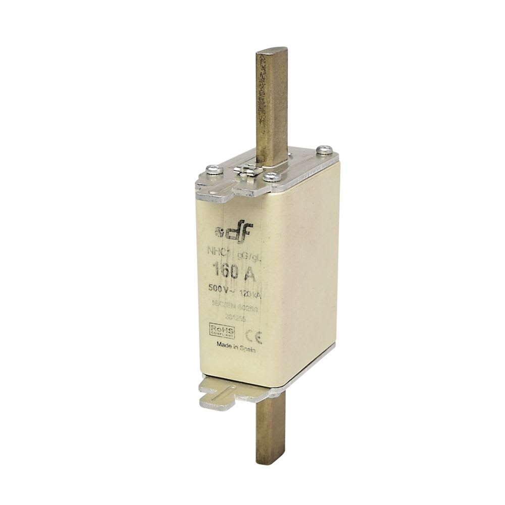 FUSIBLE NH-I 160AX500VAC ICC:120KA C/INDICADOR FALLA GL-GG 381255 DF