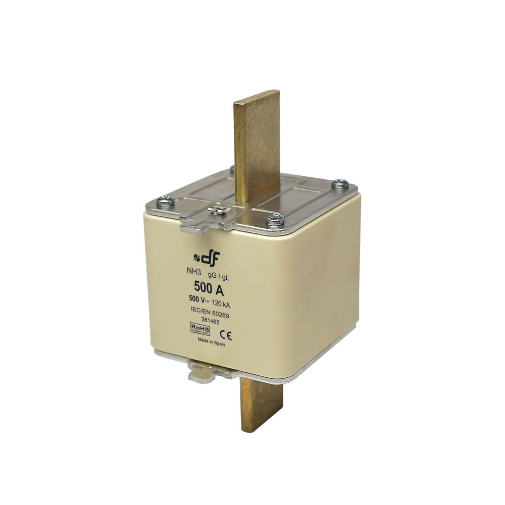 FUSIBLE NH-III 500AX500VAC ICC:120KA C/INDICADOR FALLA GL-GG 381465 DF1